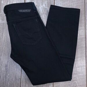 Diesel Jeans Mens 31x31 Black Safado Regular Slim Straight Leg Denim Pants